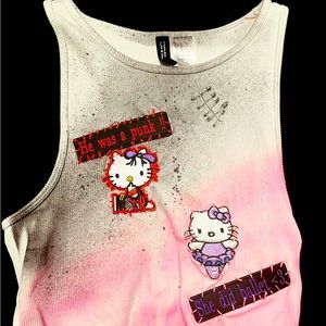 Sk8er Boi x Hello Kitty Crop Top